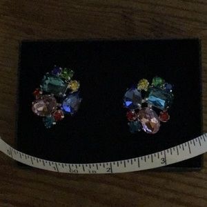 Large Avon stud earrings.